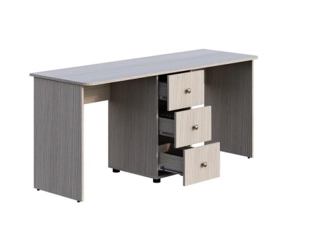 Стол Прямой Двухсторонний Мийа-3 СТ-014 Ясень Шимо Светлый(Ш-1646 х В-735 х Г-555 мм)