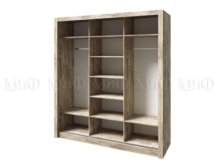 Спальный Гарнитур Ройс /Дуб Юкон/Бетон Темный №2