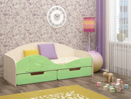 Детская Кровать Юнга-8 МДФ/Разные Цвета