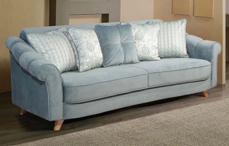 Диван Николас №7 Книжка/Разные Цвета Ш-2460 х Г-1100 х В-920 мм